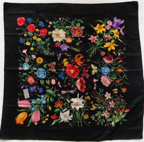 gucci scarf princess grace|gucci floral scarf vintage.